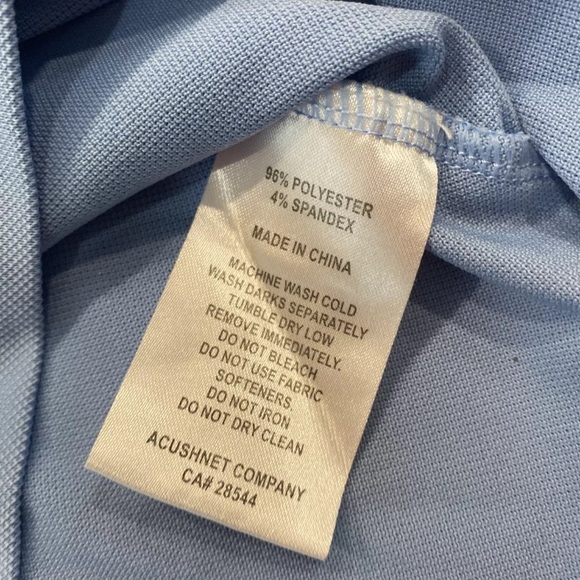 Footjoy Women's Blue Golf Polo Shirt Size L - Picture 9 of 11